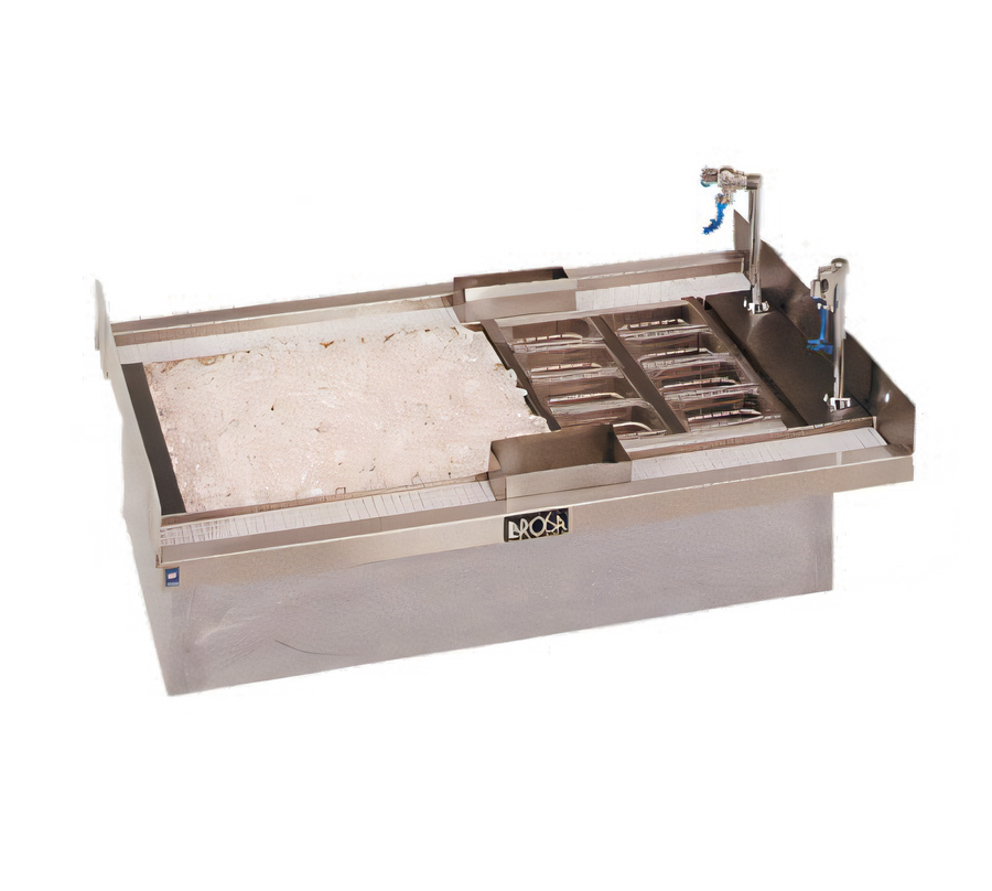 Product image #1 for La Rosa Refrigeration 34-Inch Drop-In Double-Service Ice/Water/Cocktail Unit with 9-Inch Deep Stainless Steel Lined Ice Bin