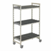 Thumbnail image #1 for Camshelving Premium Series 3-Tier Mobile Drying Rack Cart, 24 x 48 x 75-1/4 Inches, 84-Tray Capacity