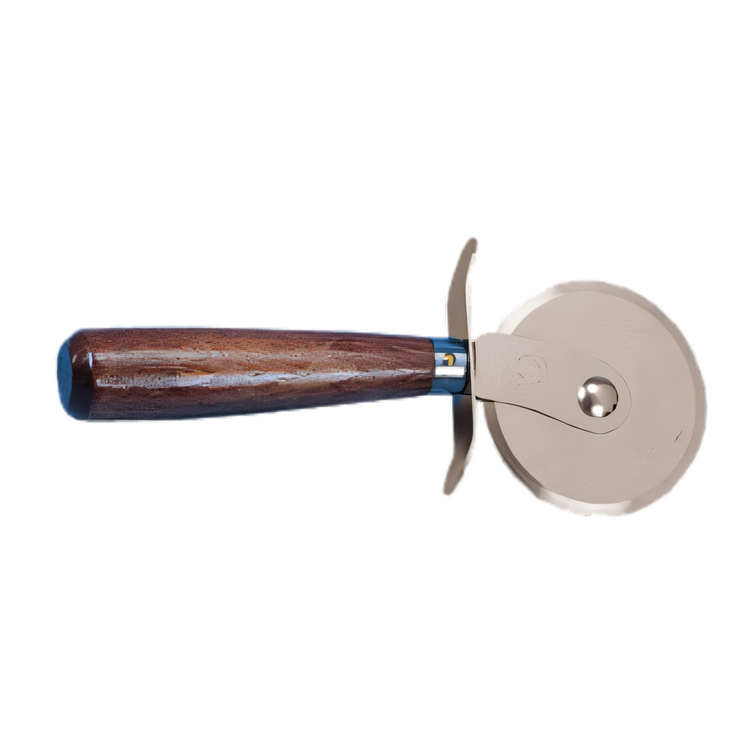 Product image #1 for American Metalcraft Wood-Handled Pizza Cutter with 2-1/2-Inch Stainless Steel Wheel