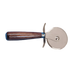 Thumbnail image #1 for American Metalcraft Wood-Handled Pizza Cutter with 2-1/2-Inch Stainless Steel Wheel