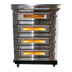 Thumbnail image #1 for Marra Forni ELST37-36/4 Four-Deck Electric Stackable Deck Oven with 37 x 36 Inch MarraStone Cooking Surface