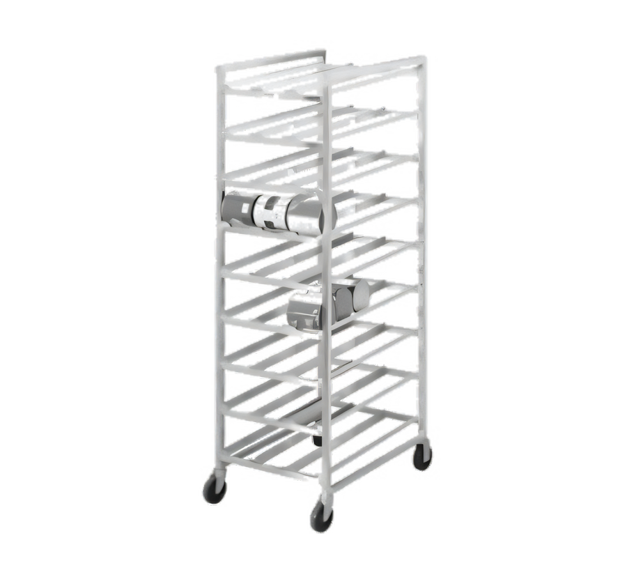 Product image #1 for Channel Manufacturing CSR-9M Full-Size Mobile Open-Top Aluminum Can Rack, 162 #10 Cans or 216 #5 Cans