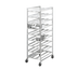 Thumbnail image #1 for Channel Manufacturing CSR-9M Full-Size Mobile Open-Top Aluminum Can Rack, 162 #10 Cans or 216 #5 Cans