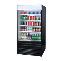 Turbo Air TOM-36EB-N Vertical Air Curtain Open Display Merchandiser, 36-Inch Wide, 16.5 Cu. Ft., Self-Contained Refrigeration