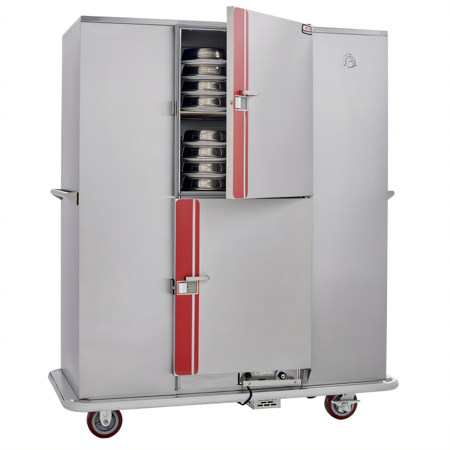 Product image #1 for Classic Carter Mobile Insulated Electric Banquet Holding Cabinet with Dutch Door, 200 Covered Plate Capacity