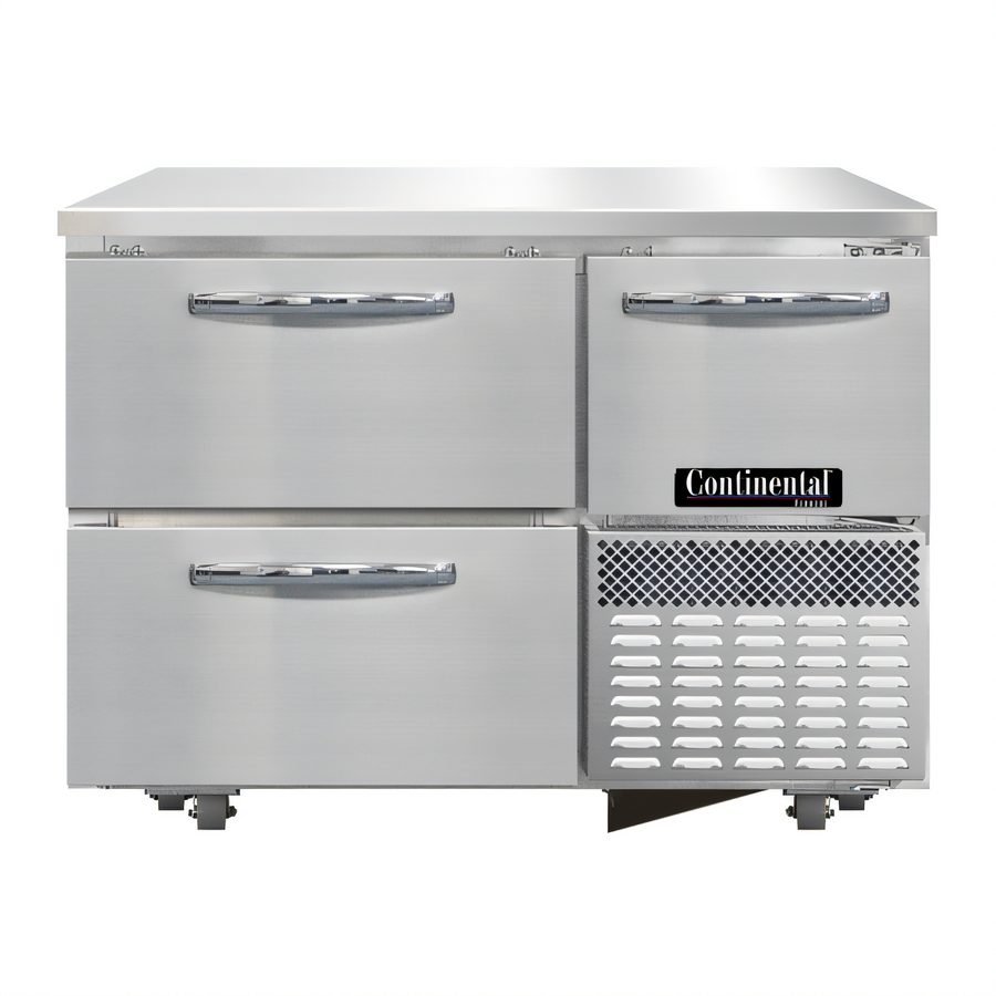 Product image #1 for Continental Refrigerator FA43N-U-D 43" Undercounter Freezer Base with 2 Drawers and 1 Door
