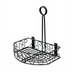 Thumbnail image #1 for Winco Black Wire Flat-Back Condiment Caddy