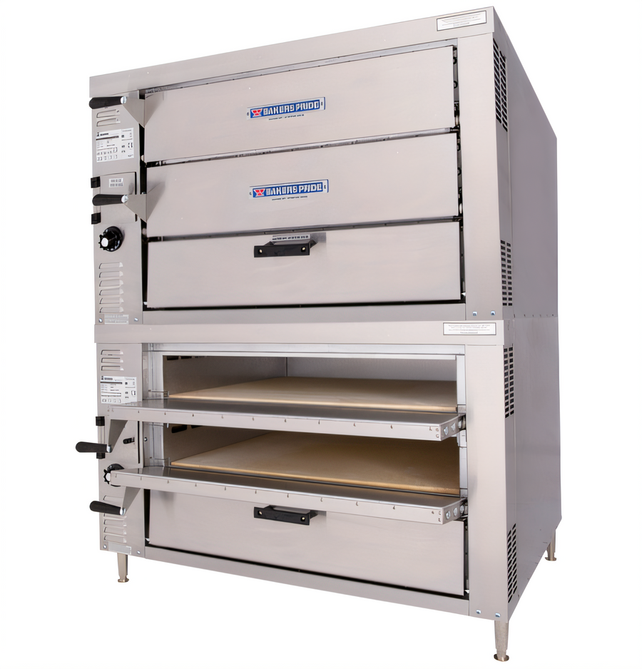 Product image #1 for Bakers Pride HearthBake Series GP62-HP Countertop Gas Pizza/Bake Oven, 2 Compartments