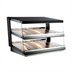 Thumbnail image #1 for Omcan Heated Pass-Through Hot Food Display Station, 2-Shelf Full-Service Countertop, 3.6 Cu. Ft., 120V