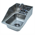 Thumbnail image #1 for Advance Tabco Drop-In 1-Compartment Stainless Steel Sink with Gooseneck Faucet and Basket Drain