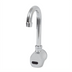 Thumbnail image #1 for John Boos Touchless Lead-Free Gooseneck Faucet with Electronic Eye, Splash Mount, 4 Inch Centers, 1/2 Inch NPT