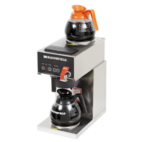 E.B.C.™ 1040D2F-120V Low-Profile Fresh Brew Automatic-Fill Commercial Drip Coffee Brewer, Single, 2 Warmers