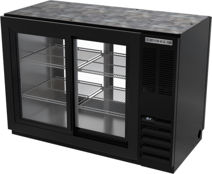 Product image #1 for Beverage Air BB48HC-1-GS-F-PT-B Back Bar Coolers