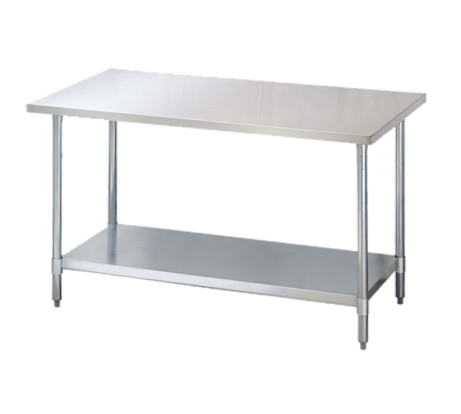 Product image #1 for Turbo Air 96-Inch W x 30-Inch D Stainless Steel Work Table with Adjustable Undershelf