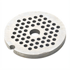 Thumbnail image #1 for Winco MG-10316 Replacement #10 Hub 3/16" (4 mm) Cast Iron Meat Grinder Plate Case of 100