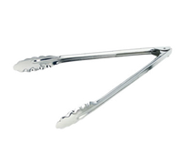 Crestware 12-Inch Heavy Duty Stainless Steel Hinged Tongs