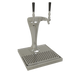 Thumbnail image #1 for Glastender Cobra 2-Faucet Air-Cooled Countertop Draft Dispensing Tower, Mirror Finish