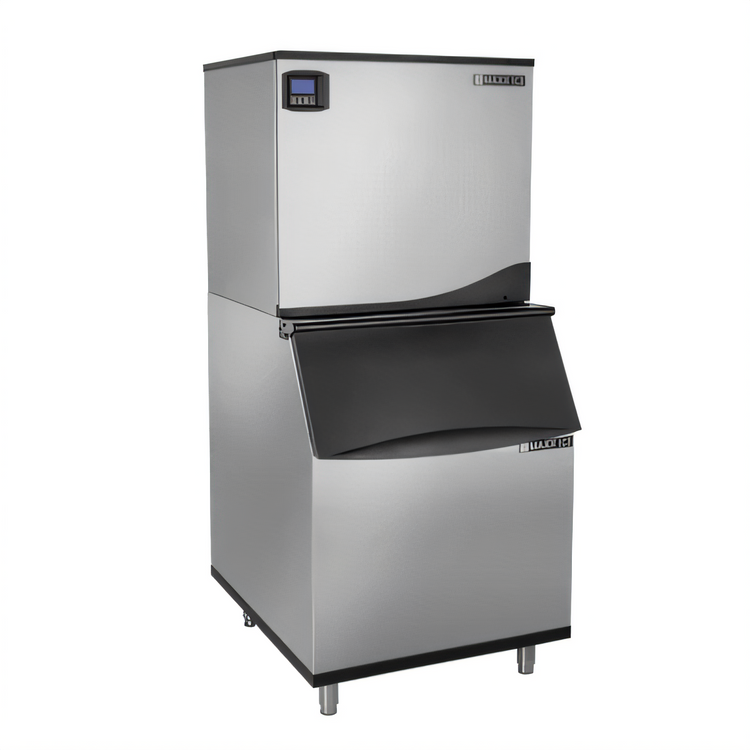 Product image #1 for Maxx Ice Intelligent Series 30-Inch Half Dice Air-Cooled Modular Ice Machine with 470-Lb Storage Bin