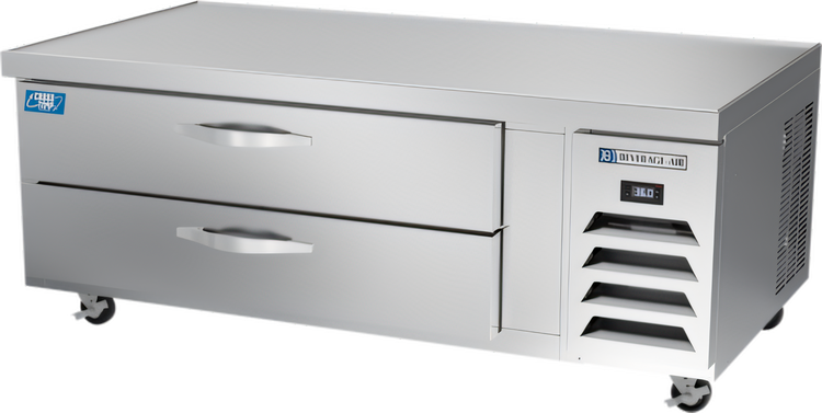 Product image #1 for Beverage-Air Cross Temp 1-Section 2-Drawer Chef Base, 60-Inch Wide, Self-Contained Refrigeration