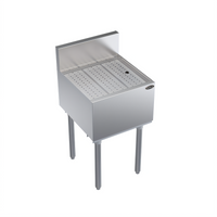 Krowne Royal Series Freestanding Underbar Drainboard, Stainless Steel, 18 x 19 Inches, 1-Inch Drain
