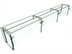 Thumbnail image #1 for Hatco Flav-R-Shield ES90-132 Self-Service Single-Sided Tempered Glass Food Shield, 132 Inch