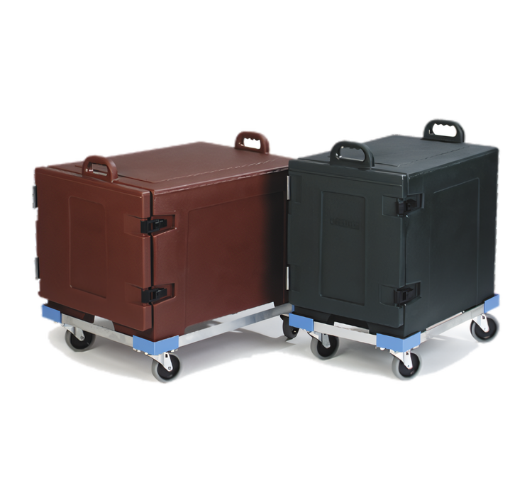 Product image #1 for Cateraide Open Frame Aluminum Dolly for Up to 3 Sheet Pan Carriers