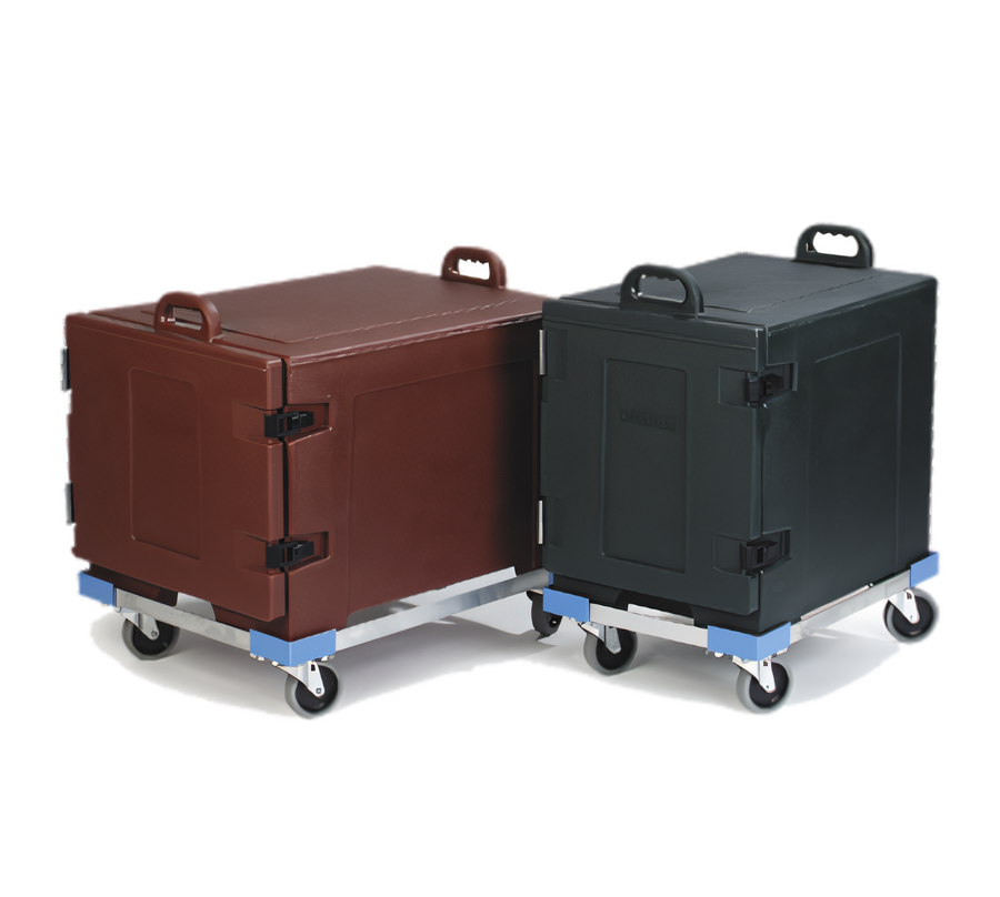 Product image #1 for Cateraide Open Frame Aluminum Dolly for Up to 3 Sheet Pan Carriers