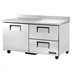 Thumbnail image #1 for True 60-Inch Two-Section Worktop Refrigerator with 1 Door and 2 Drawers