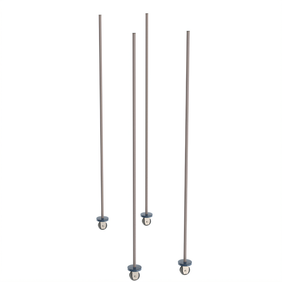 Product image #1 for Metro qwikTRAK High-Density Track Shelving Mobile Unit Kit