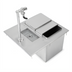 Thumbnail image #1 for John Boos Drop-In Single Service Ice & Water Unit with Insulated Ice Bin