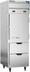 Thumbnail image #1 for Beverage-Air Cross Temp 1-Section Reach-In Convertible Refrigerator/Freezer with 1 Solid Door, 2 Drawers, and 2 Shelves