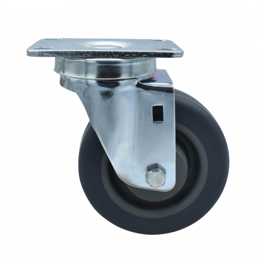 Product image #1 for BK Resources 4SBR-1PT-GR Shelf Casters & Leveling Feet