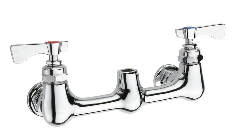 Product image #1 for Krowne Royal Series 8-Inch Center Low-Lead Wall Base Faucet Component