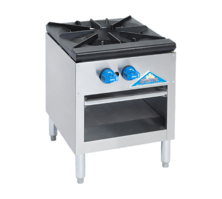 Product image #1 for Comstock-Castle CSP18 18-Inch Gas Stock Pot Range with Open Front Cabinet Base, 110,000 BTU