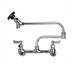 Thumbnail image #1 for Low-Lead Adjustable Wall-Mount Pot Filler Faucet with 18-Inch Double-Joint Swing Spout