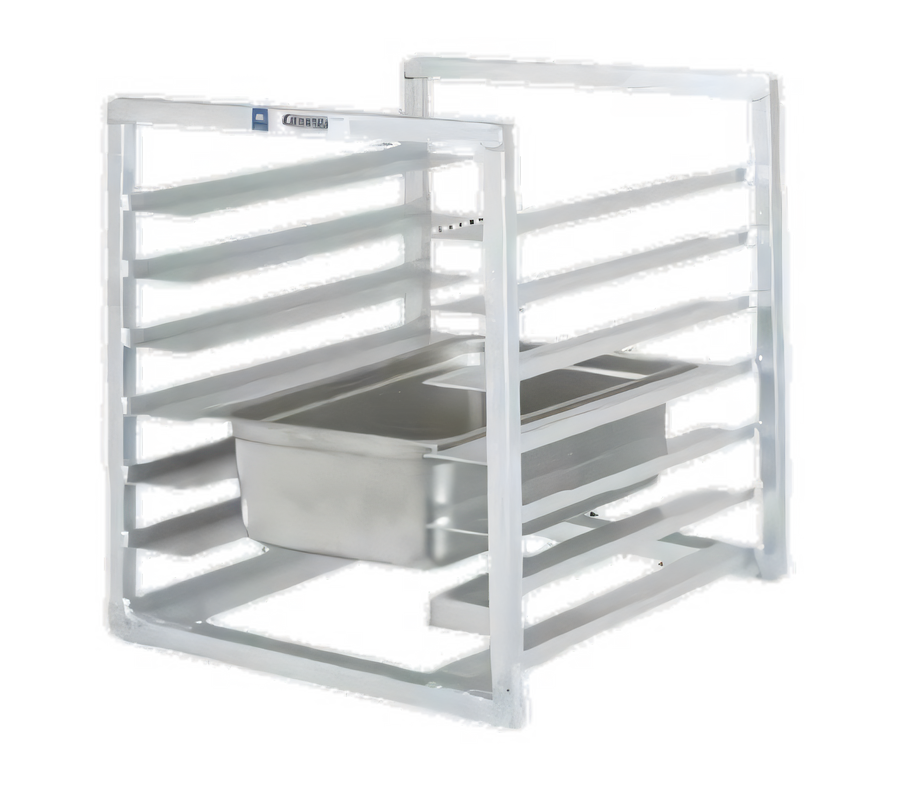 Product image #1 for Channel Manufacturing Reach-In Bun Pan / Steam Table Pan Rack, End Load Aluminum, 7-Pan Capacity