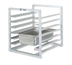 Thumbnail image #1 for Channel Manufacturing Reach-In Bun Pan / Steam Table Pan Rack, End Load Aluminum, 7-Pan Capacity