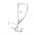 Thumbnail image #1 for T&S Brass B-2466 Wall-Mount Pre-Rinse Mixing Faucet with 12-Inch Swing Nozzle and 1.15 GPM Spray Valve