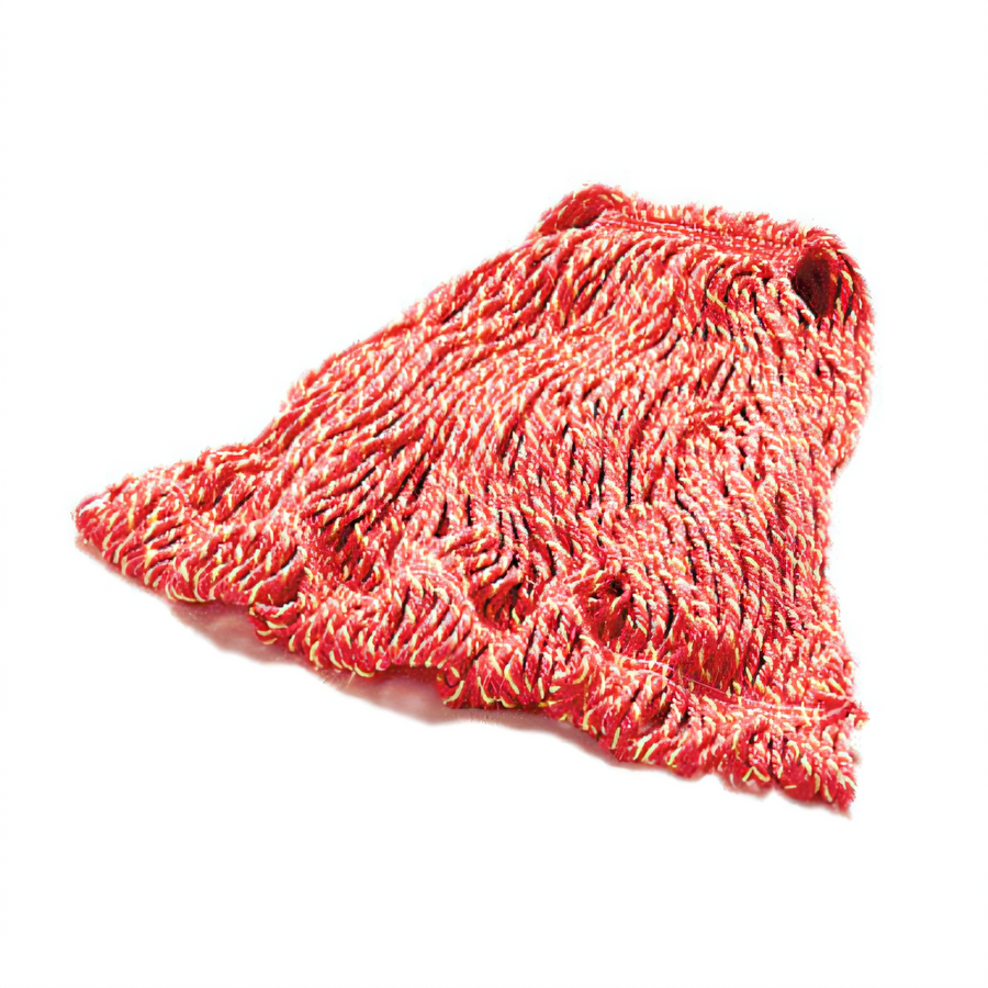 Product image #1 for Super Stitch Large 4-Ply Looped-End Cotton/Synthetic Blend Mop Head, Red