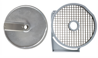 Dito Sama 10mm Aluminum Dicing Set for Commercial Food Processor