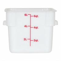 Omcan USA 80204 Commercial Food Storage Containers Case of 24