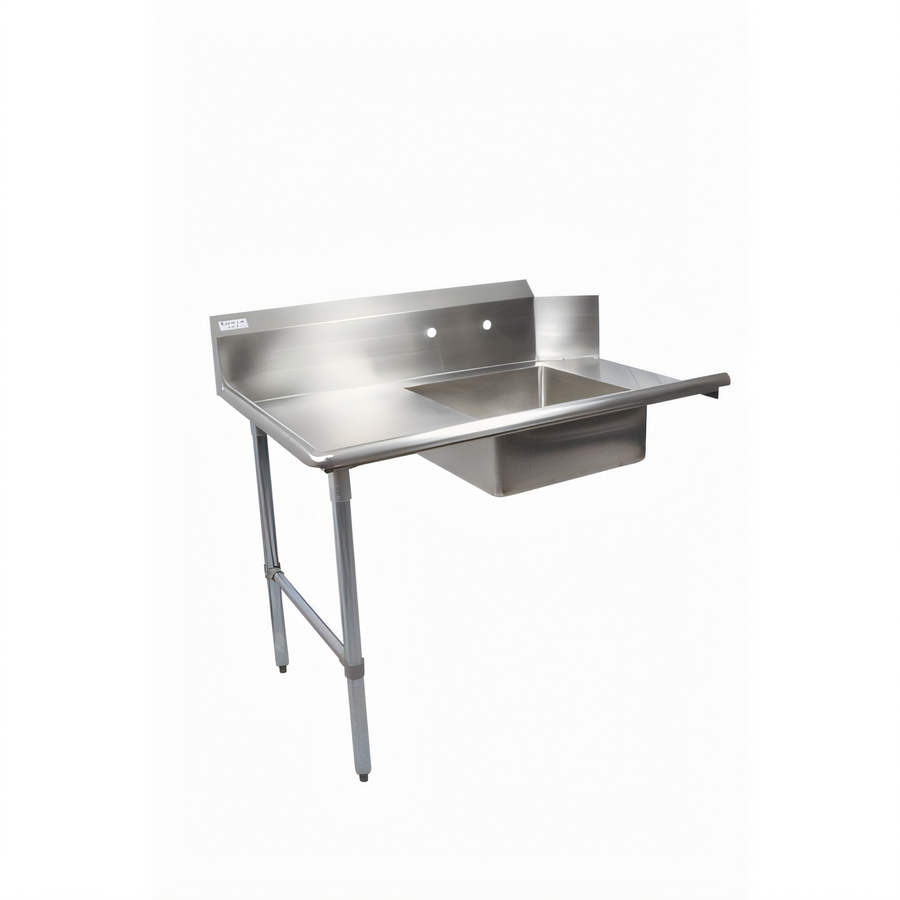 Product image #1 for Straight Soiled Dishtable with Left-to-Right Operation and Pre-Rinse Sink, 36 Inch Wide