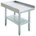 Thumbnail image #1 for Omcan USA Stainless Steel Equipment Stand with Undershelf, 18 x 30 Inch Top, 2-Inch Rear and Side Upturn