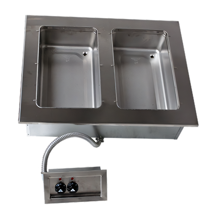 Product image #1 for Advance Tabco Triumph (Supreme) 2-Well Drop-In Electric Sealed Hot Food Well for 12" x 20" Pans, 208/240V