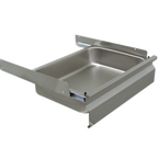 Thumbnail image #1 for Advance Tabco SS-2015 Stainless Steel Deluxe Work Table Drawer with Slides, for 20 x 15 x 5 Inch Pan Insert