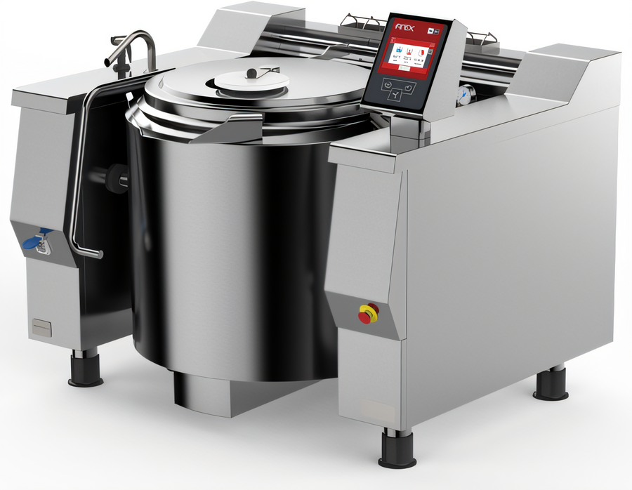 Product image #1 for Firex Baskett UPRIG048_V1 48 Gallon Tilting Gas Indirect Heating Steam Kettle