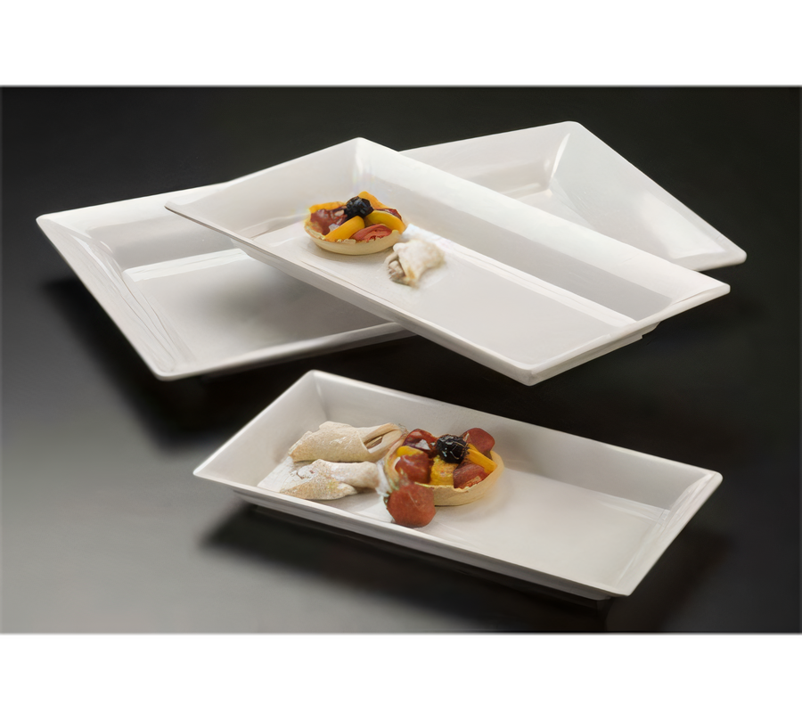 Product image #1 for American Metalcraft Endurance 21-Inch Rectangular White Melamine Platter