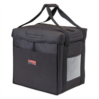 Cambro GoBag Small Folding Insulated Delivery Bag, 10 x 10 x 11 Inches, Black