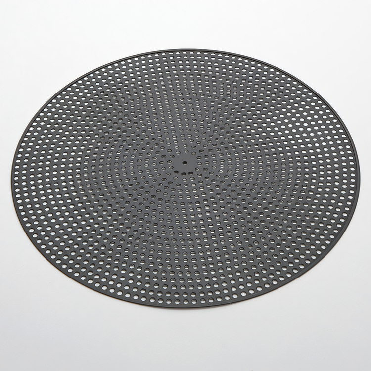 Product image #1 for American Metalcraft 18 Inch Perforated Hard Coat Anodized Aluminum Pizza Disk