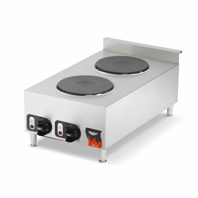 Product image #1 for Vollrath Cayenne 2-Burner Countertop Flat Top Electric Hot Plate